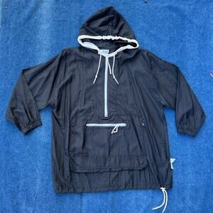 90s NY&co pullover hooded windbreaker jacket